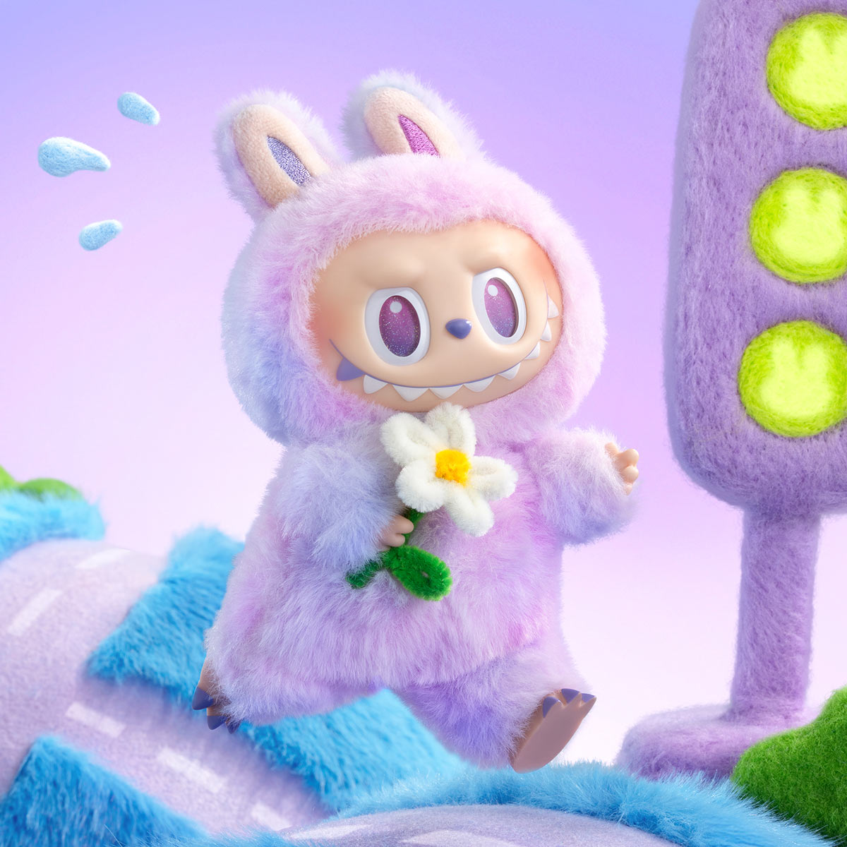 THE MONSTERS Big into Energy Series-Vinyl Plush Pendant